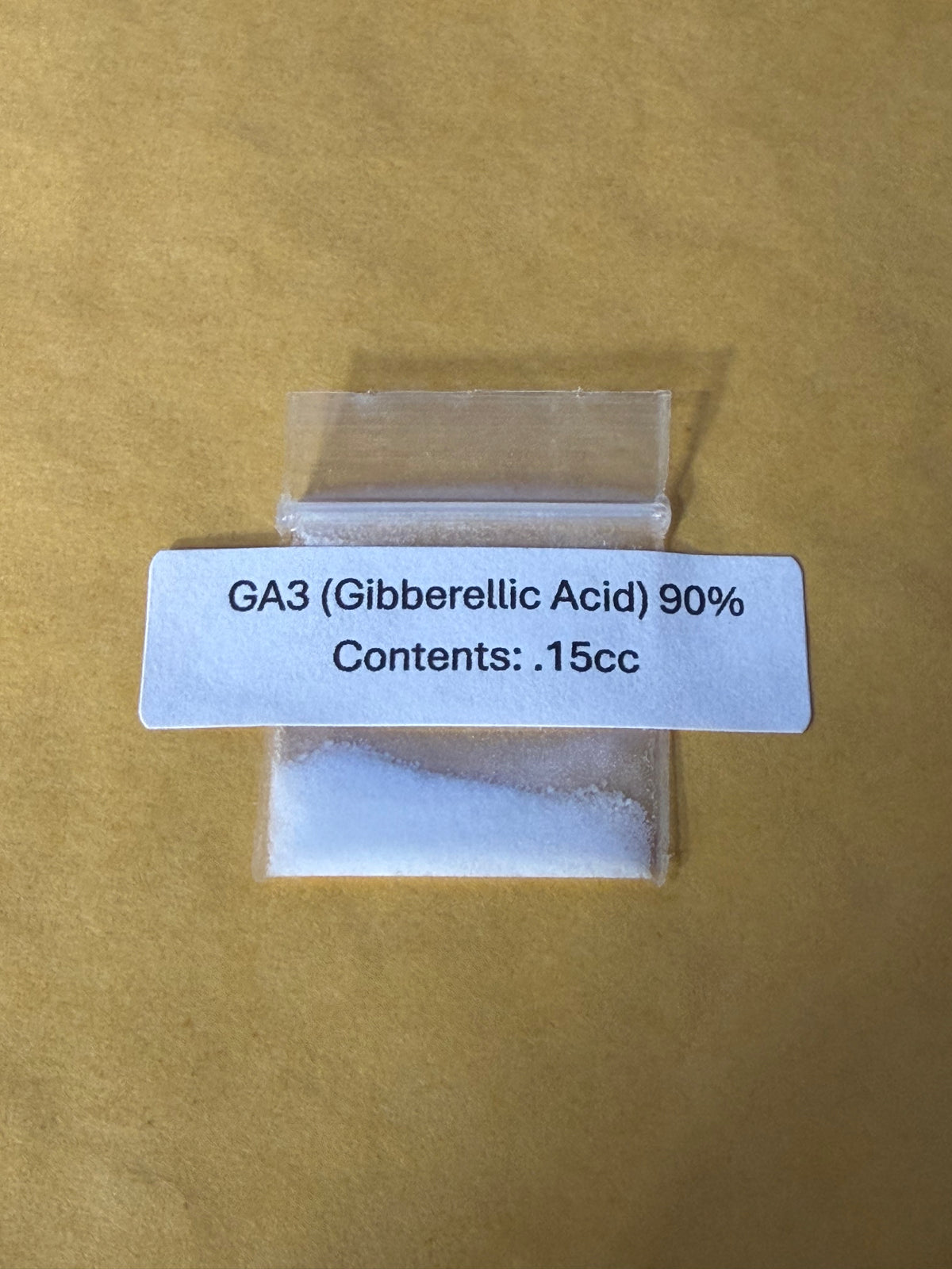 GA3 90% (contents: .15cc per packet)